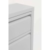 Pantofar Caruso, metal, alb, H.81 cm, 71999