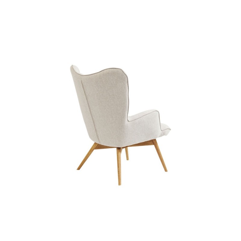 Fotoliu Vicky, lemn, poliester, bej, H.94 cm, 82685