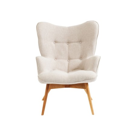 Fotoliu Vicky, lemn, poliester, bej, H.94 cm, 82685