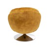Fotoliu rotativ Cosy, metal, poliester, ambra, H.84 cm, 85528