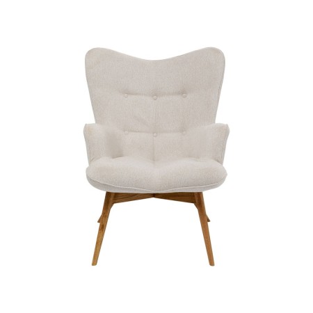 Fotoliu Vicky, lemn, poliester, crem, H.94 cm, 86227