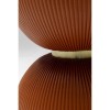 Masuta laterala Vegas, metal, MDF, ceramica, potocaliu/negru, D.47 cm, 87131