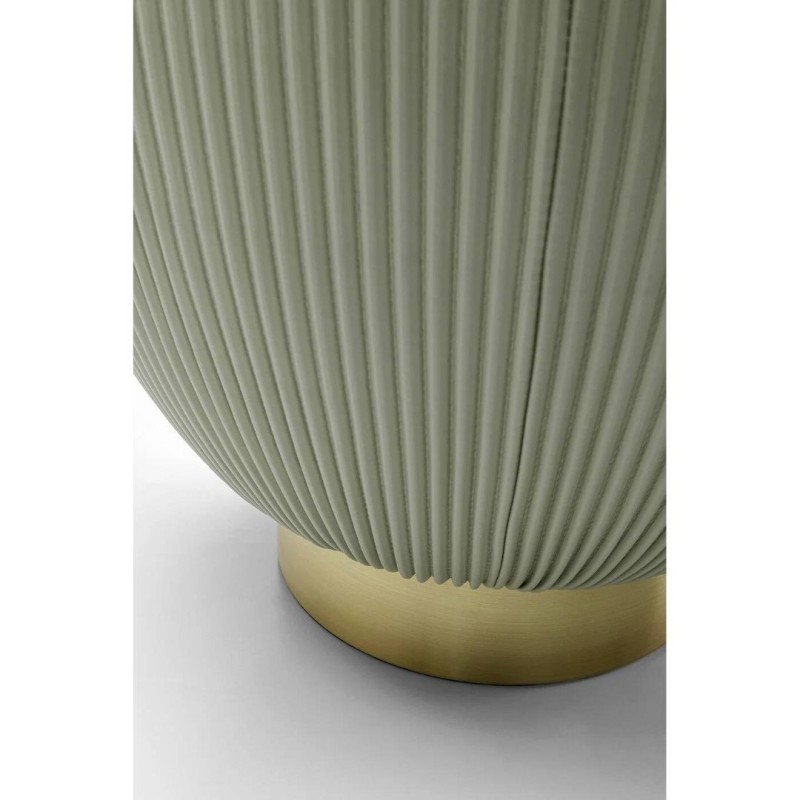 Masuta laterala Vegas, metal, MDF, ceramica, verde/alb, D.47 cm, 87132