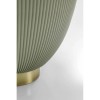 Masuta laterala Vegas, metal, MDF, ceramica, verde/alb, D.47 cm, 87132