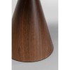 Masuta laterala Cono, metal, ceramica, maro/auriu, D.50 cm, 87808