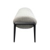 Bancheta Polly, metal, poliester, gri, L.130 cm, 87834