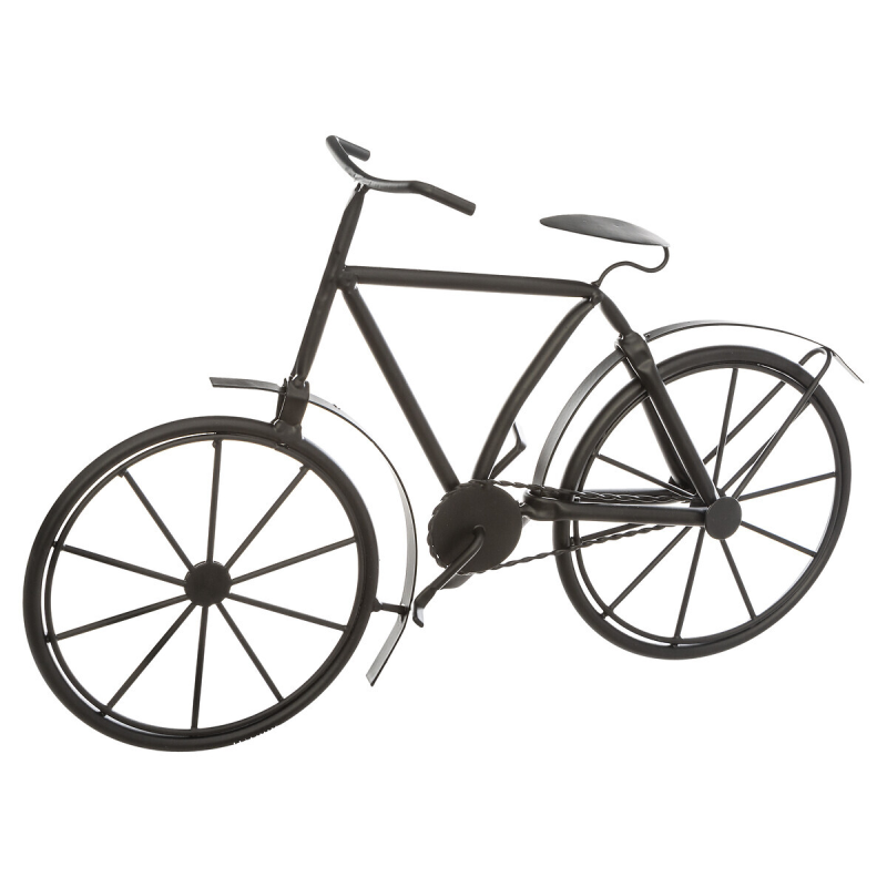 Bicicleta Loft, metal, negru, H.27 cm, 168327