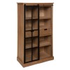 Biblioteca Danik, lemn, maro, natural, H.150 cm, 179079