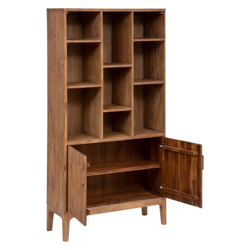 Biblioteca Sabor, lemn de acacia, natural, H.190 cm, 185044